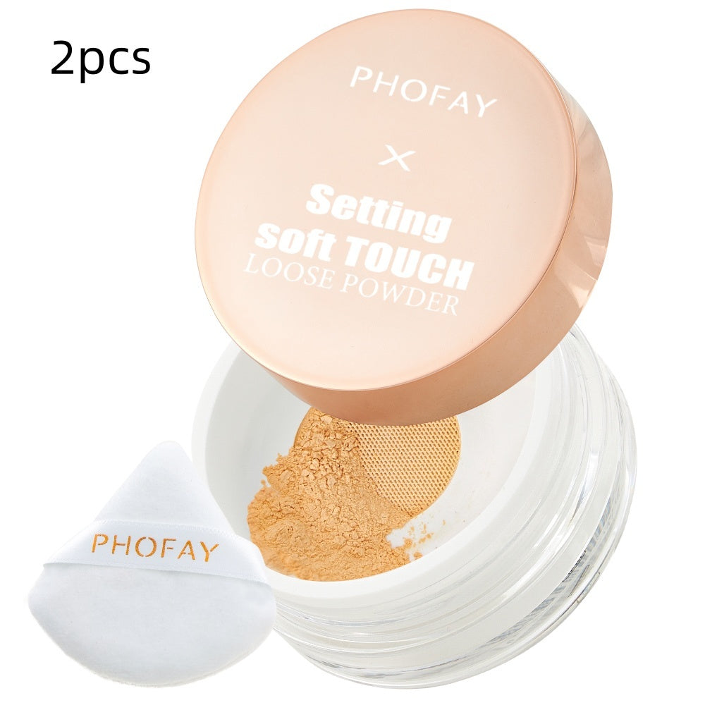 PHOFAY Setting Soft Touch Loose Powder - Amber Fashion UK
