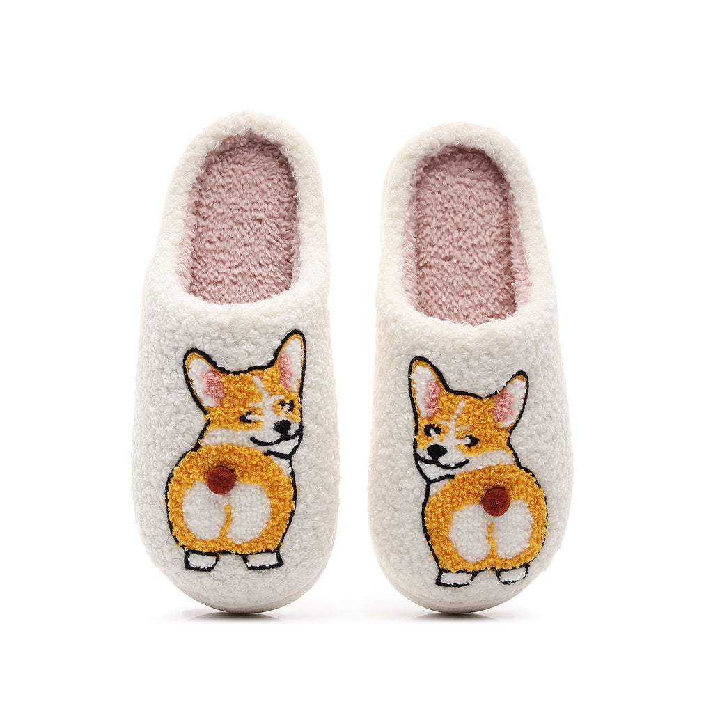 Fashion Personality Pet Dog Corgi Cotton Slippers - Amber Fashion UK
