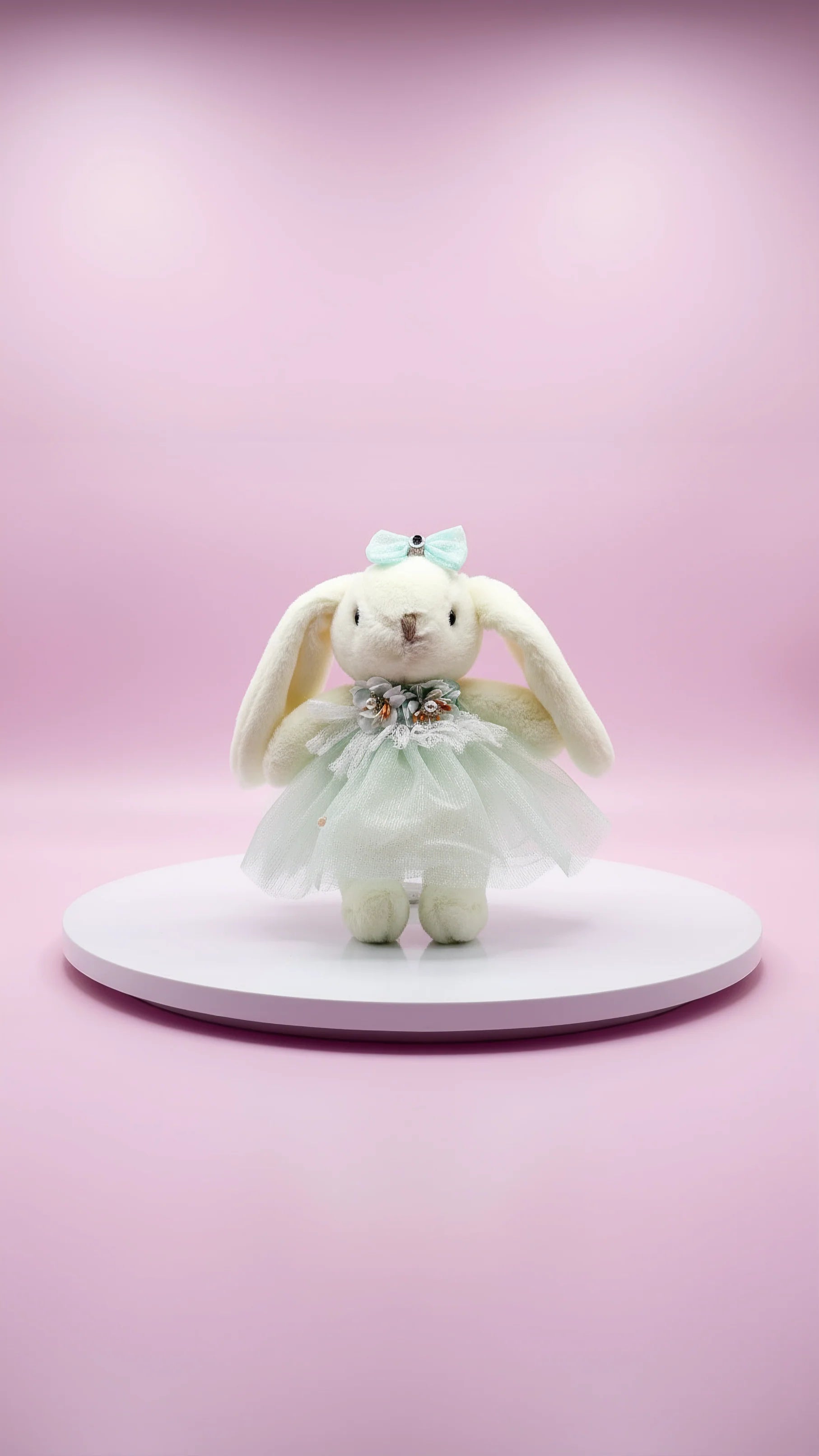 Softie Squad Bunny Rabbit Key Ring & Bag Charm