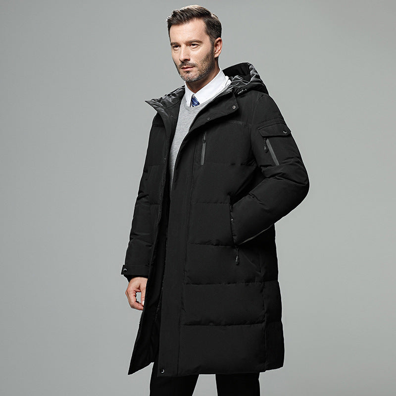 Long padded down jacket - Amber Fashion UK
