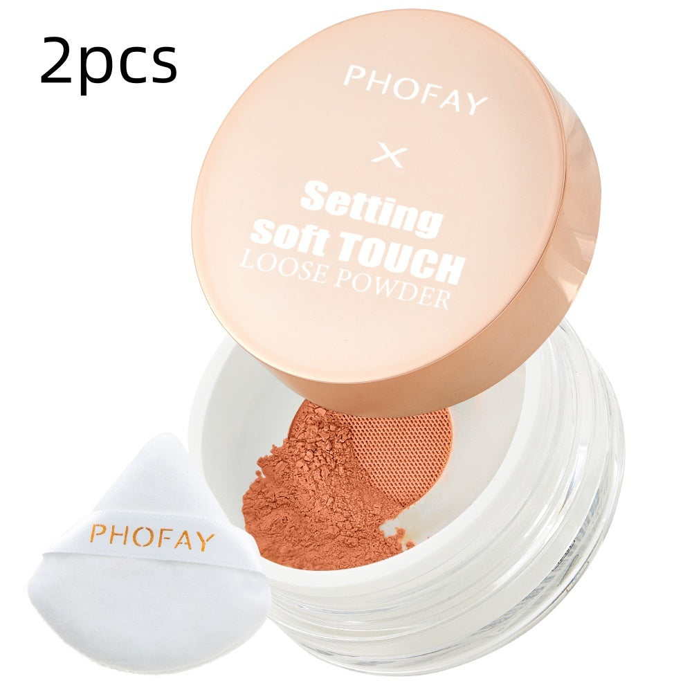 PHOFAY Setting Soft Touch Loose Powder - Amber Fashion UK