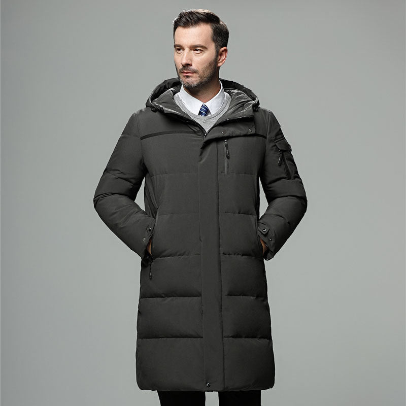 Long padded down jacket - Amber Fashion UK