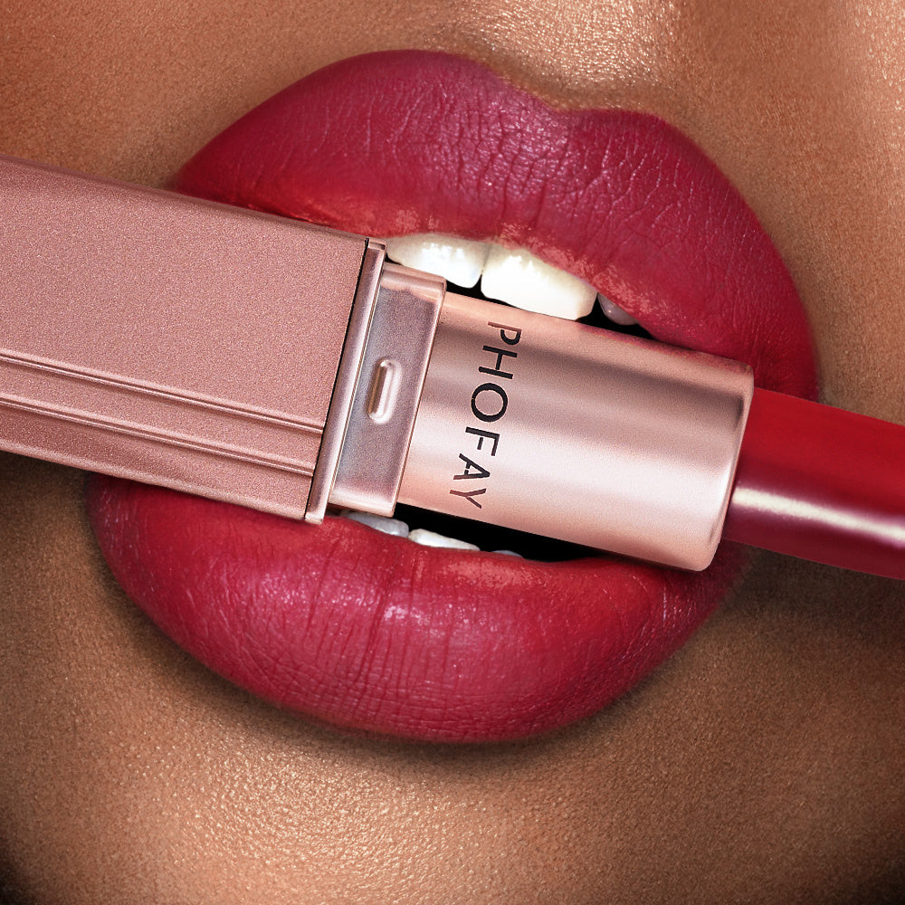 PHOFAY Matte Lipstick - Amber Fashion UK