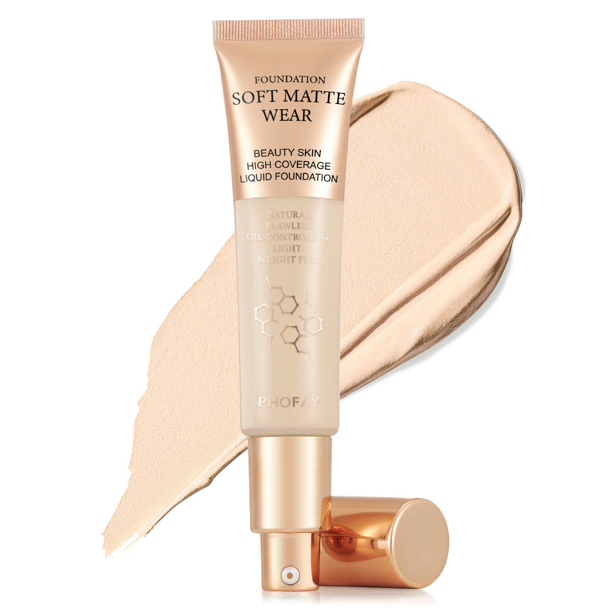 PHOFAY Full Coverage Foundation - Amber Fashion UK