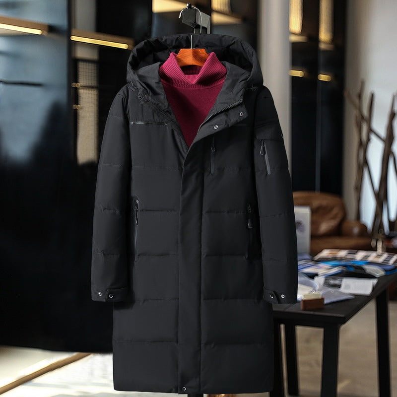 Long padded down jacket - Amber Fashion UK