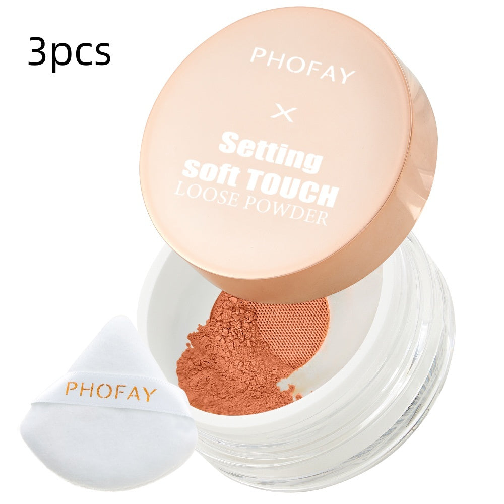 PHOFAY Setting Soft Touch Loose Powder - Amber Fashion UK