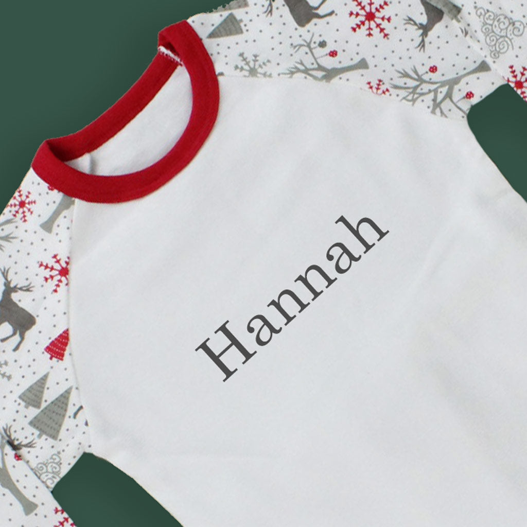 Personalise Children's Christmas Pyjamas - 1-2 Years