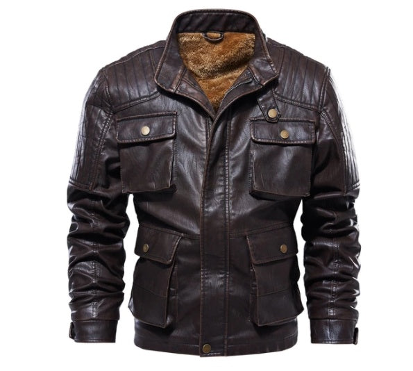 New men's leather clothing - Amber Fashion UK