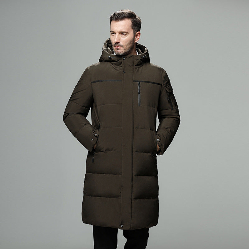 Long padded down jacket - Amber Fashion UK