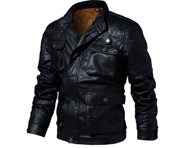New men's leather clothing - Amber Fashion UK