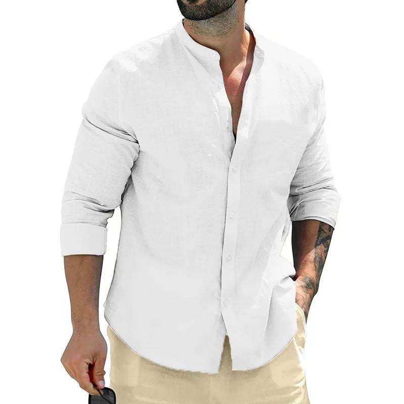Mens Long Sleeve Shirts - Amber Fashion UK