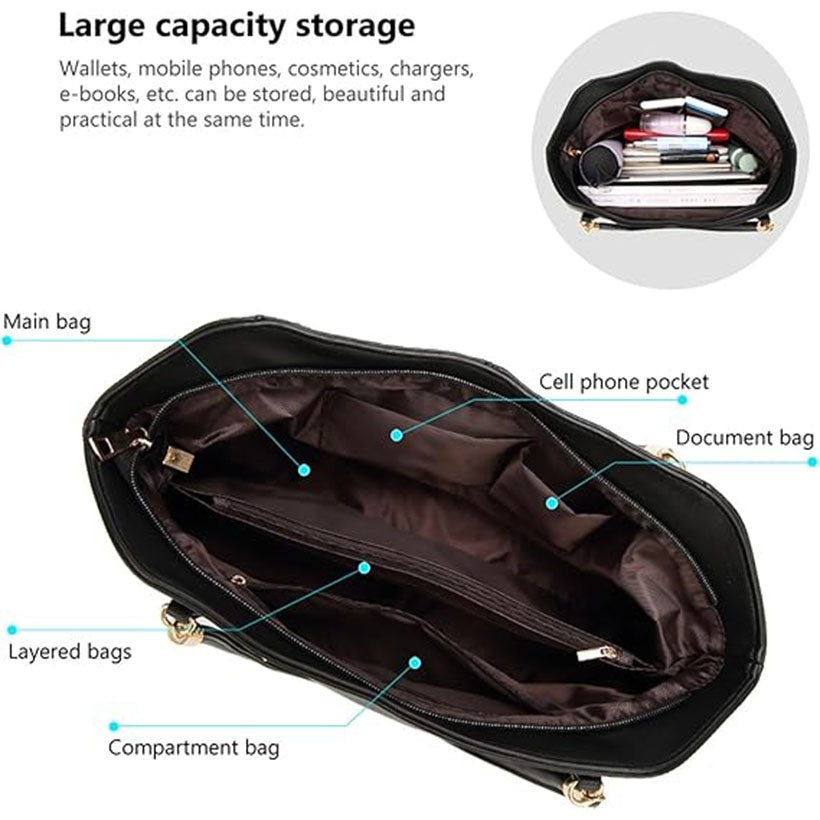 Women's Hand Tote Bags - Amber Fashion UK