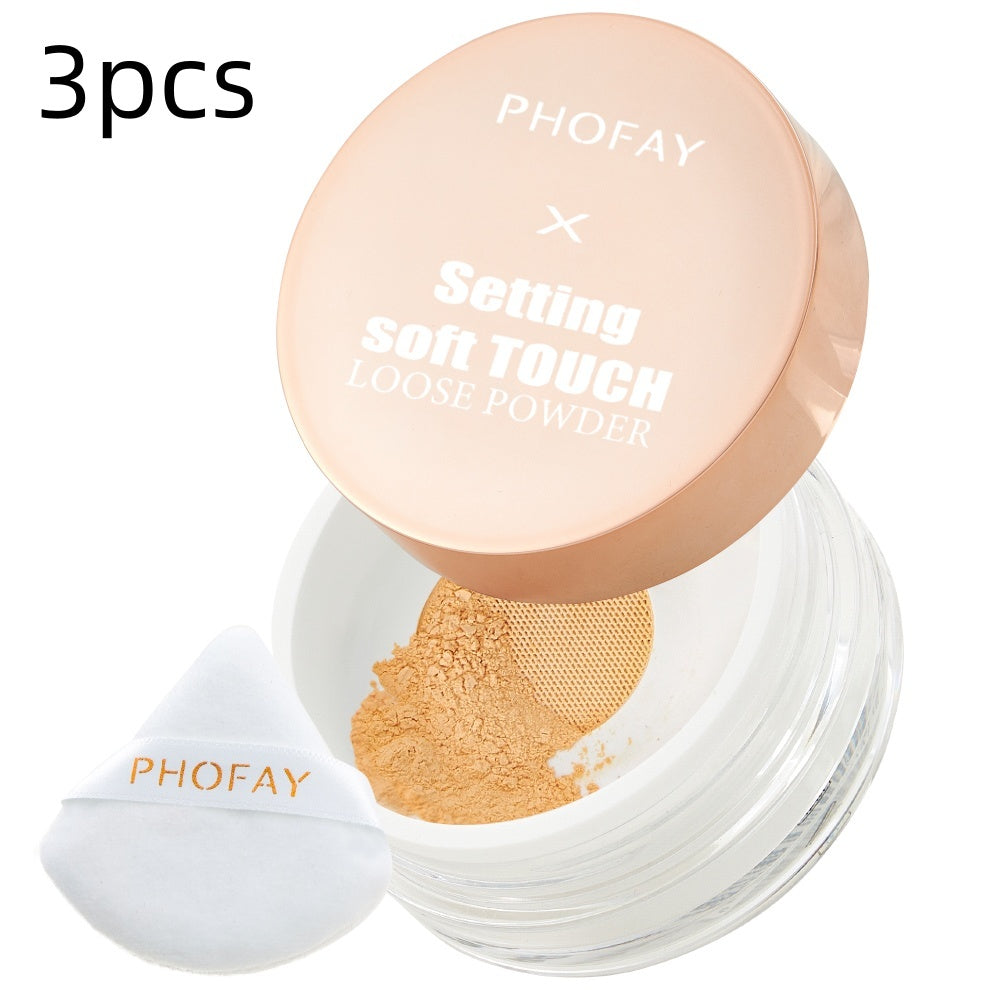 PHOFAY Setting Soft Touch Loose Powder - Amber Fashion UK