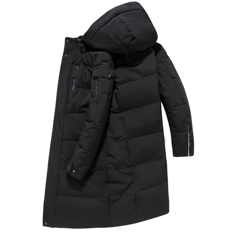 Long padded down jacket - Amber Fashion UK