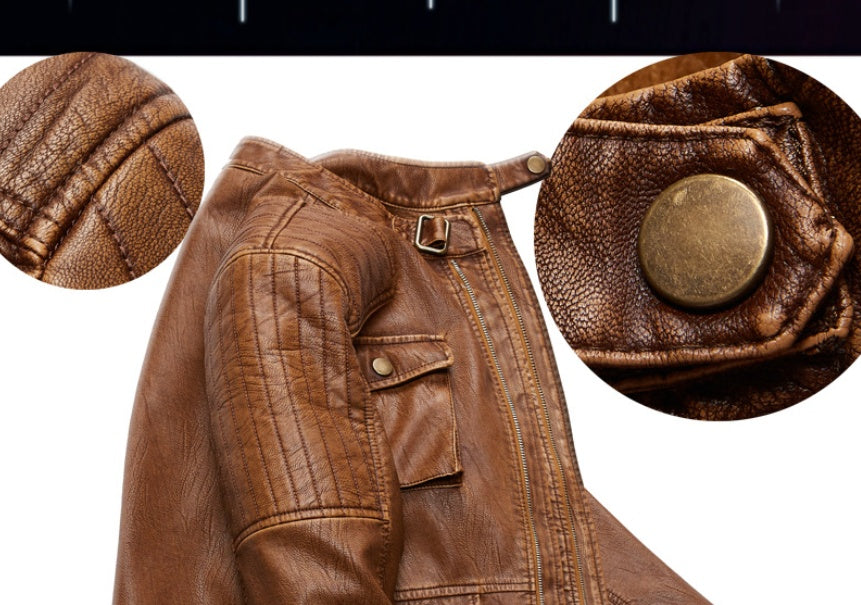 New men's leather clothing - Amber Fashion UK