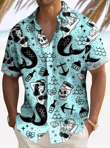 Beach Striped Shirt - Amber Fashion UK