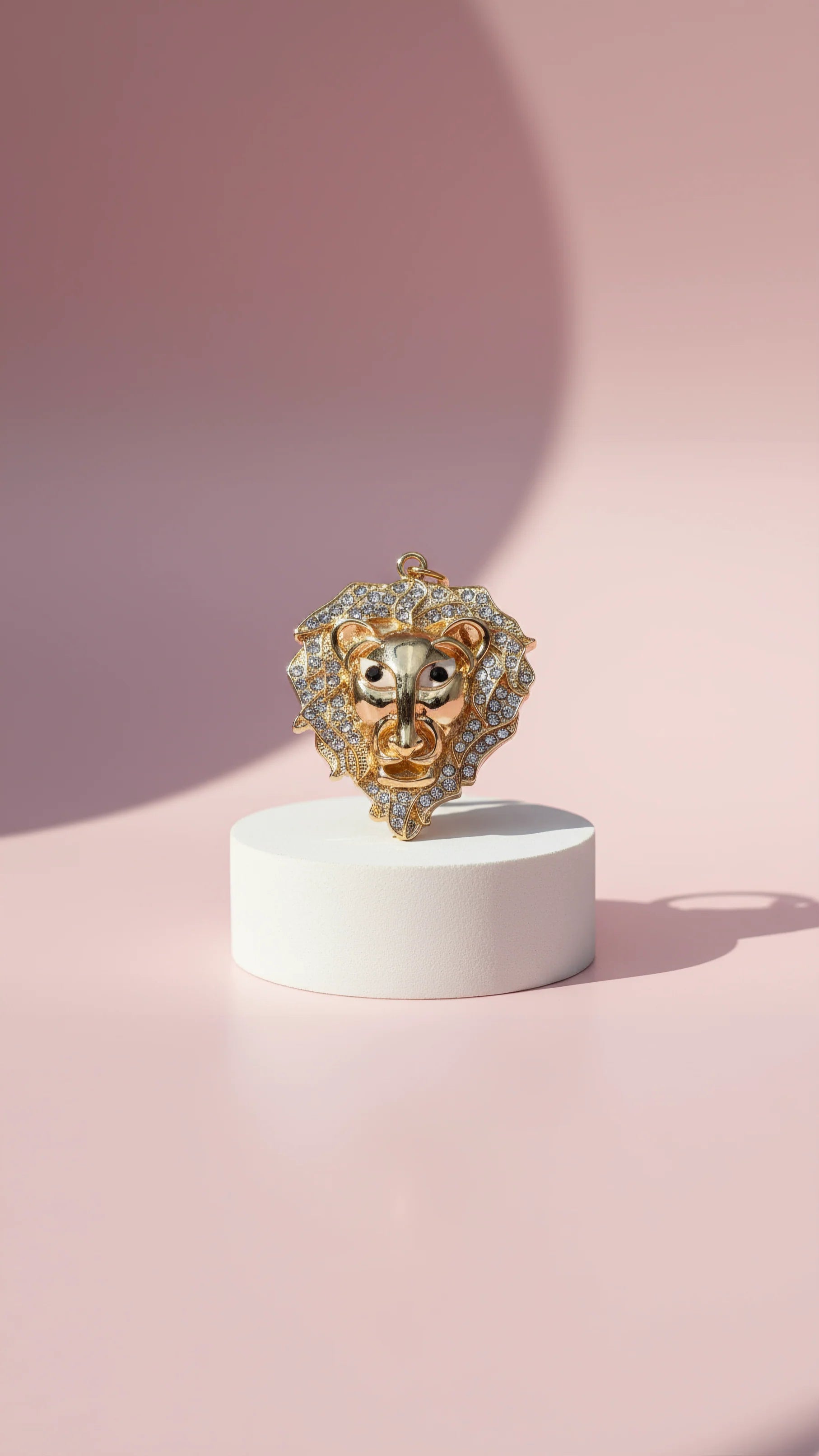 Lion Crystal Key Ring & Bag Charm