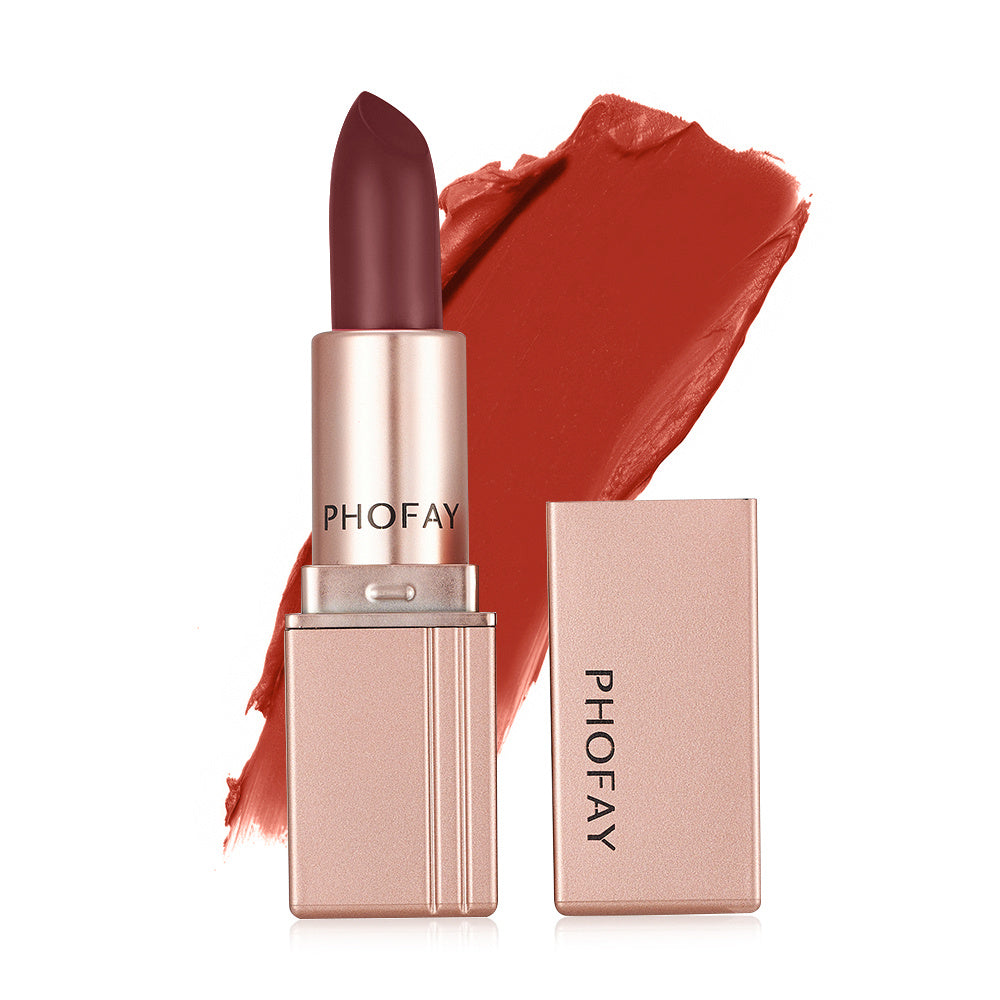 PHOFAY Matte Lipstick - Amber Fashion UK