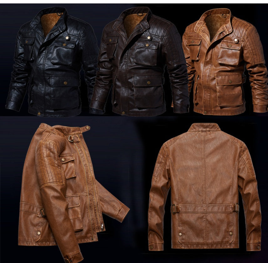 New men's leather clothing - Amber Fashion UK