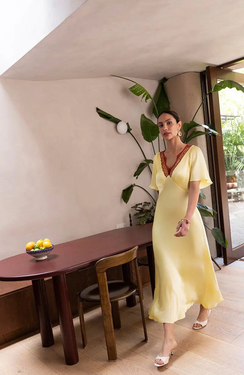 Ellis Butter Yellow Dress