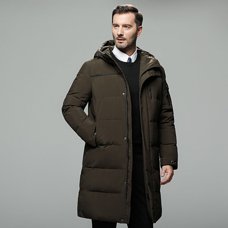 Long padded down jacket - Amber Fashion UK
