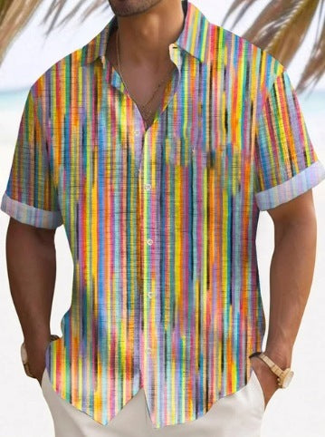 Beach Striped Shirt - Amber Fashion UK