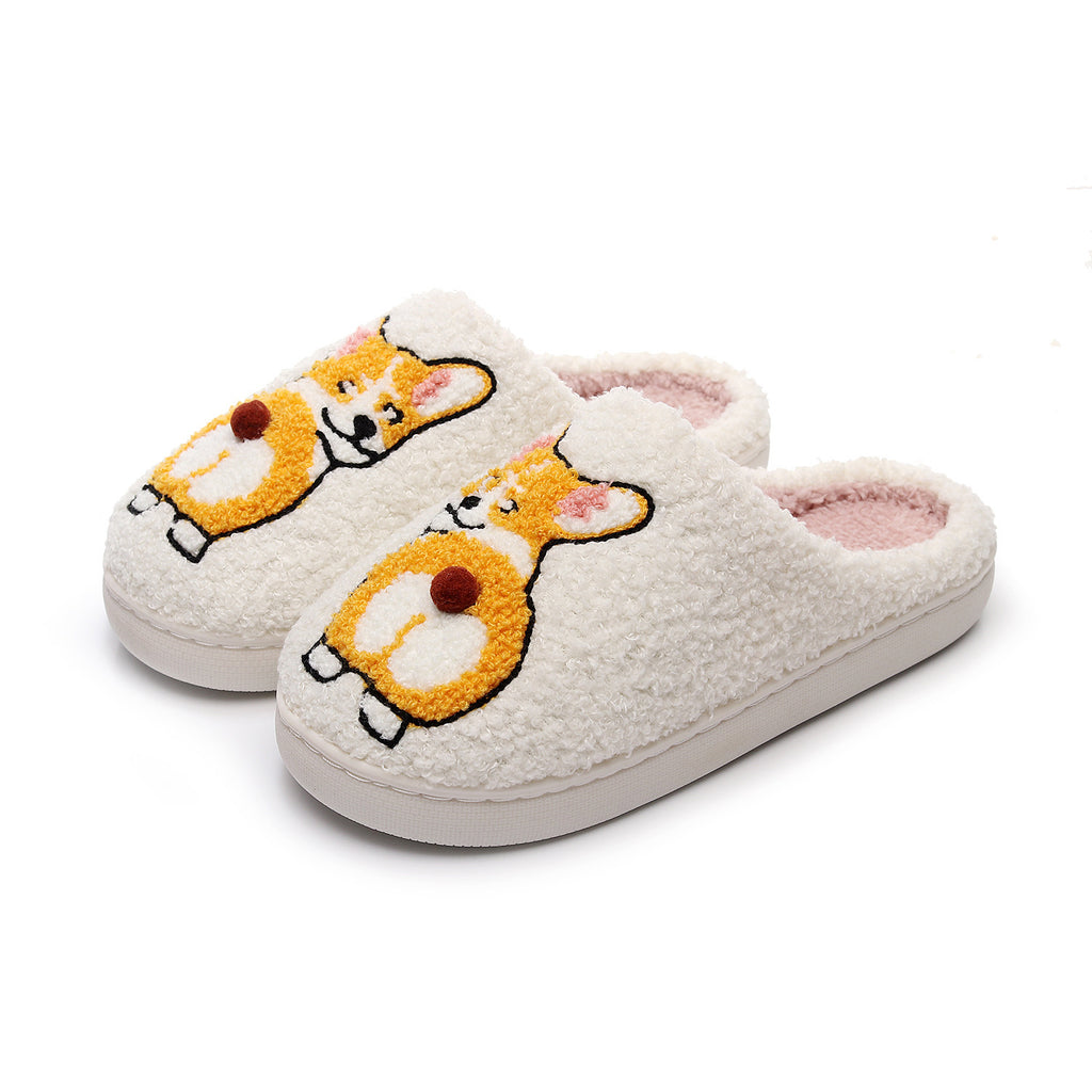 Fashion Personality Pet Dog Corgi Cotton Slippers - Amber Fashion UK
