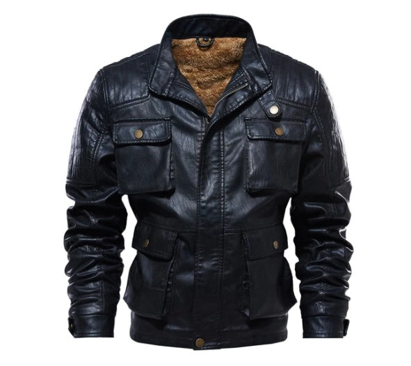 New men's leather clothing - Amber Fashion UK