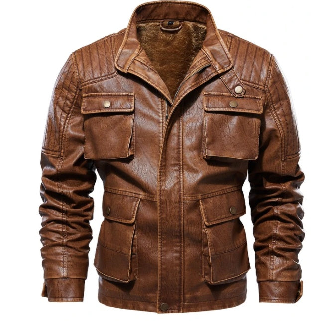 New men's leather clothing - Amber Fashion UK