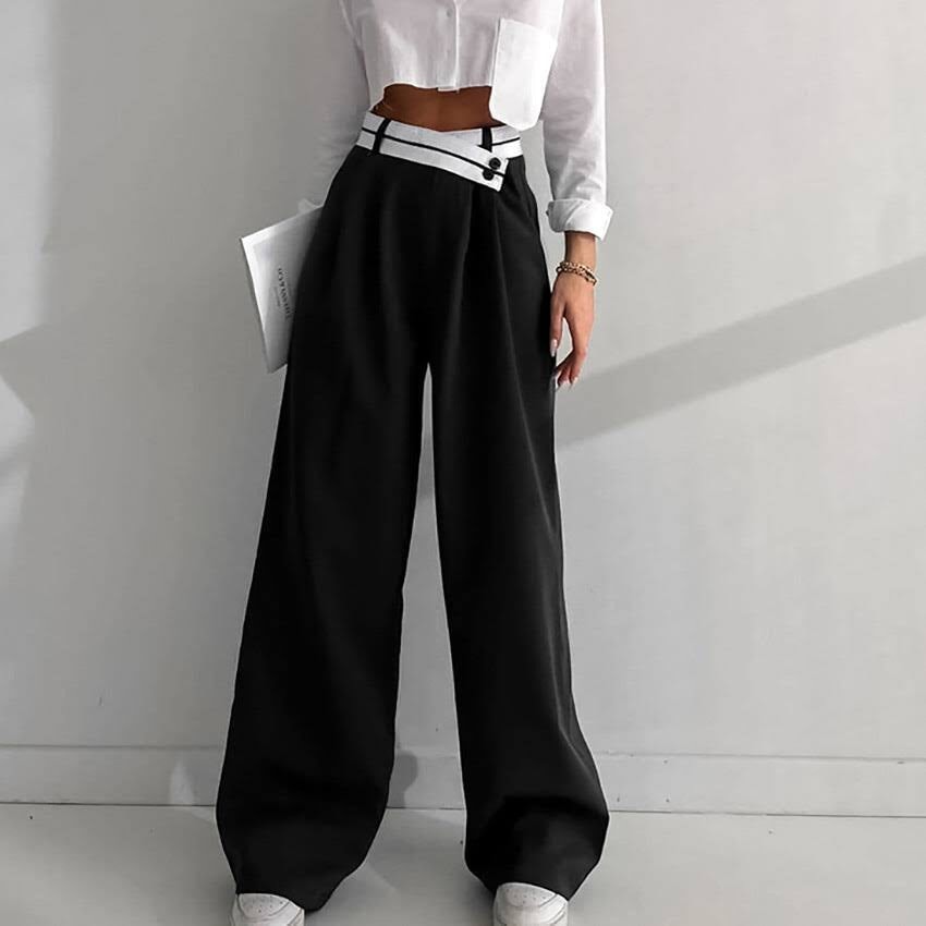 Casual Wide Leg Trousers