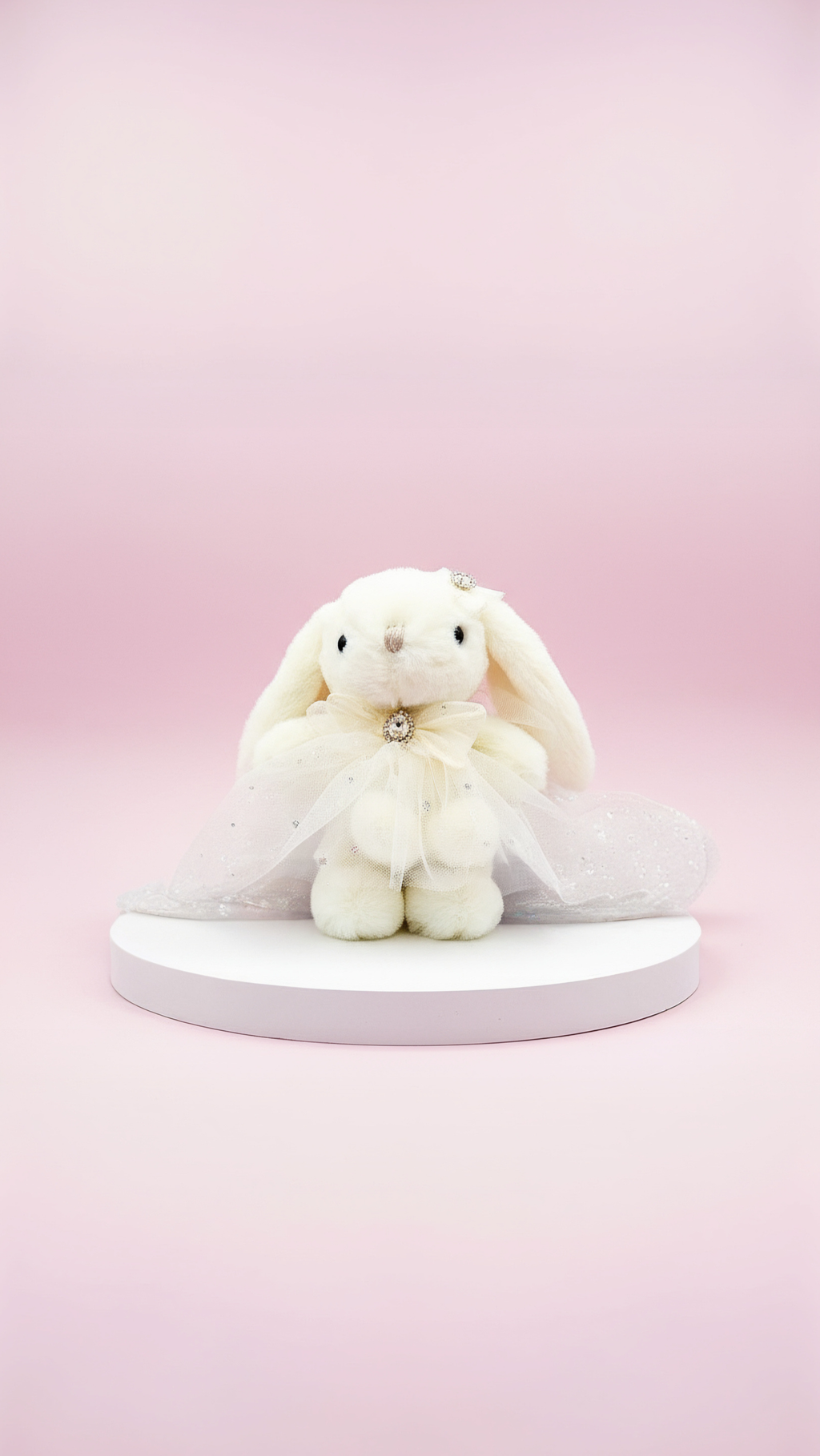 Softie Squad Bunny Rabbit Key Ring & Bag Charm