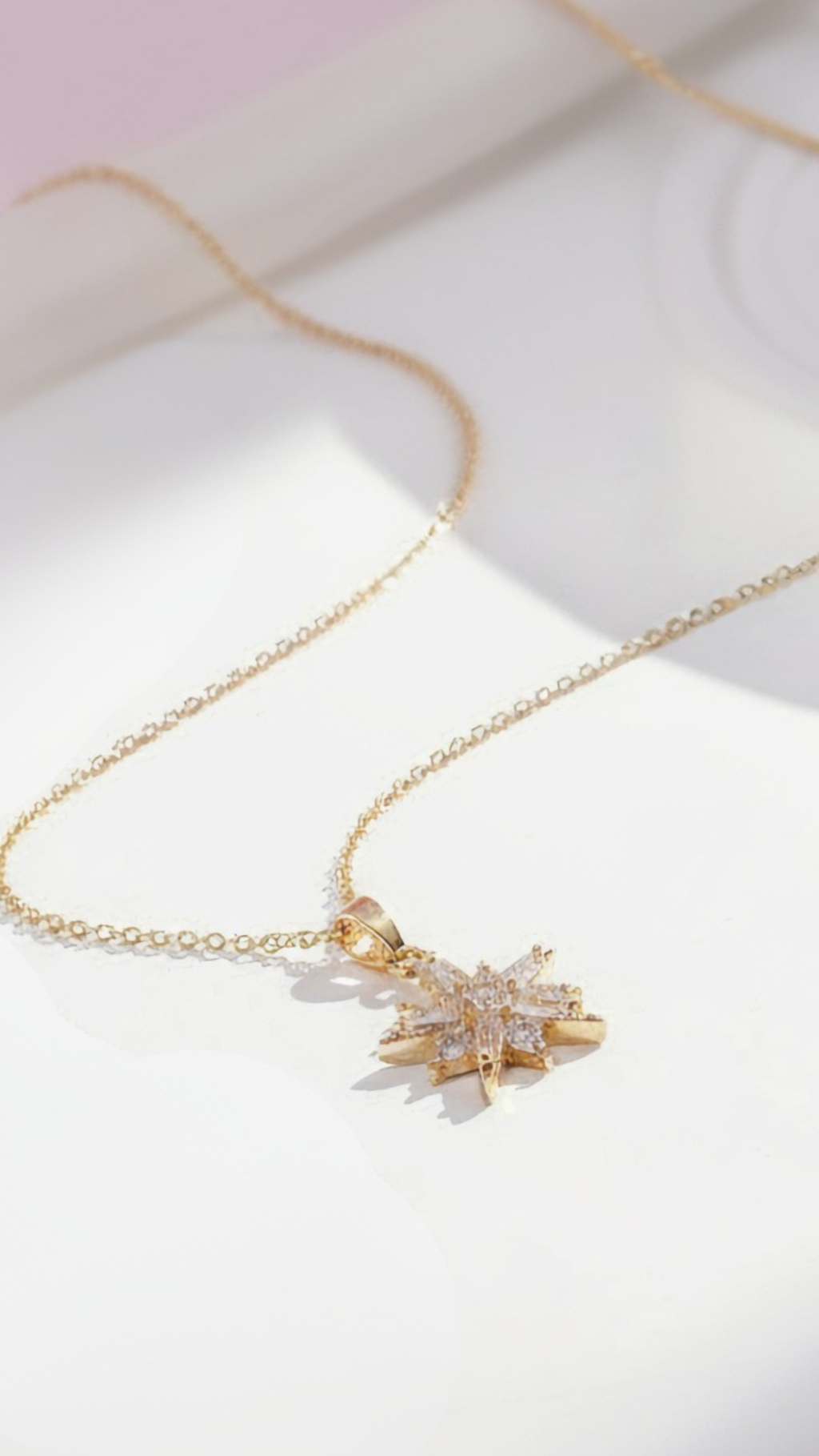 Star Crystal Pendant Necklace