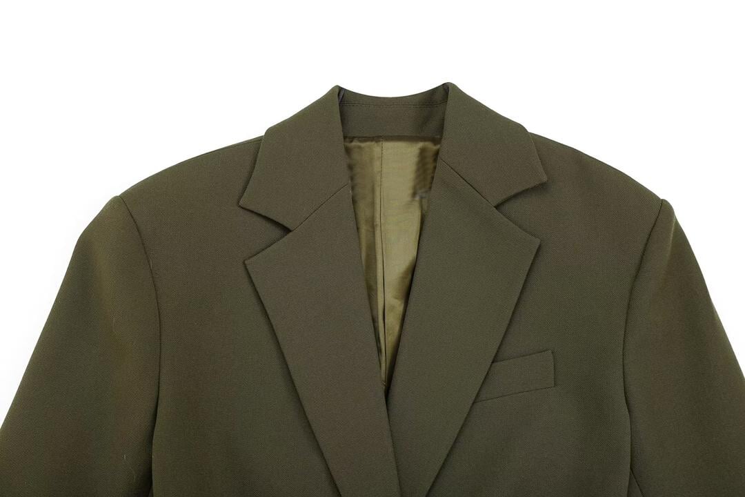 Cut Out Blazer With Belt