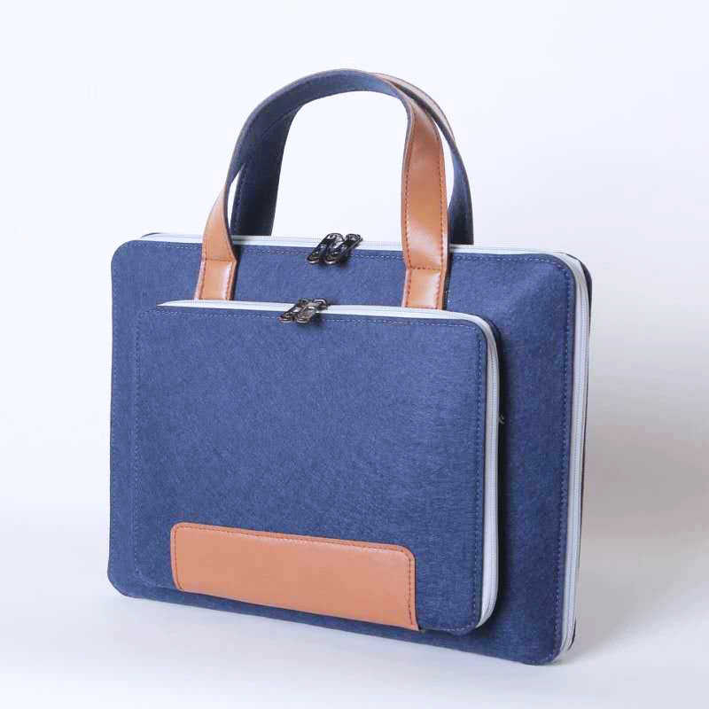 Fashion Felt Office Bag - Amber Fashion UK