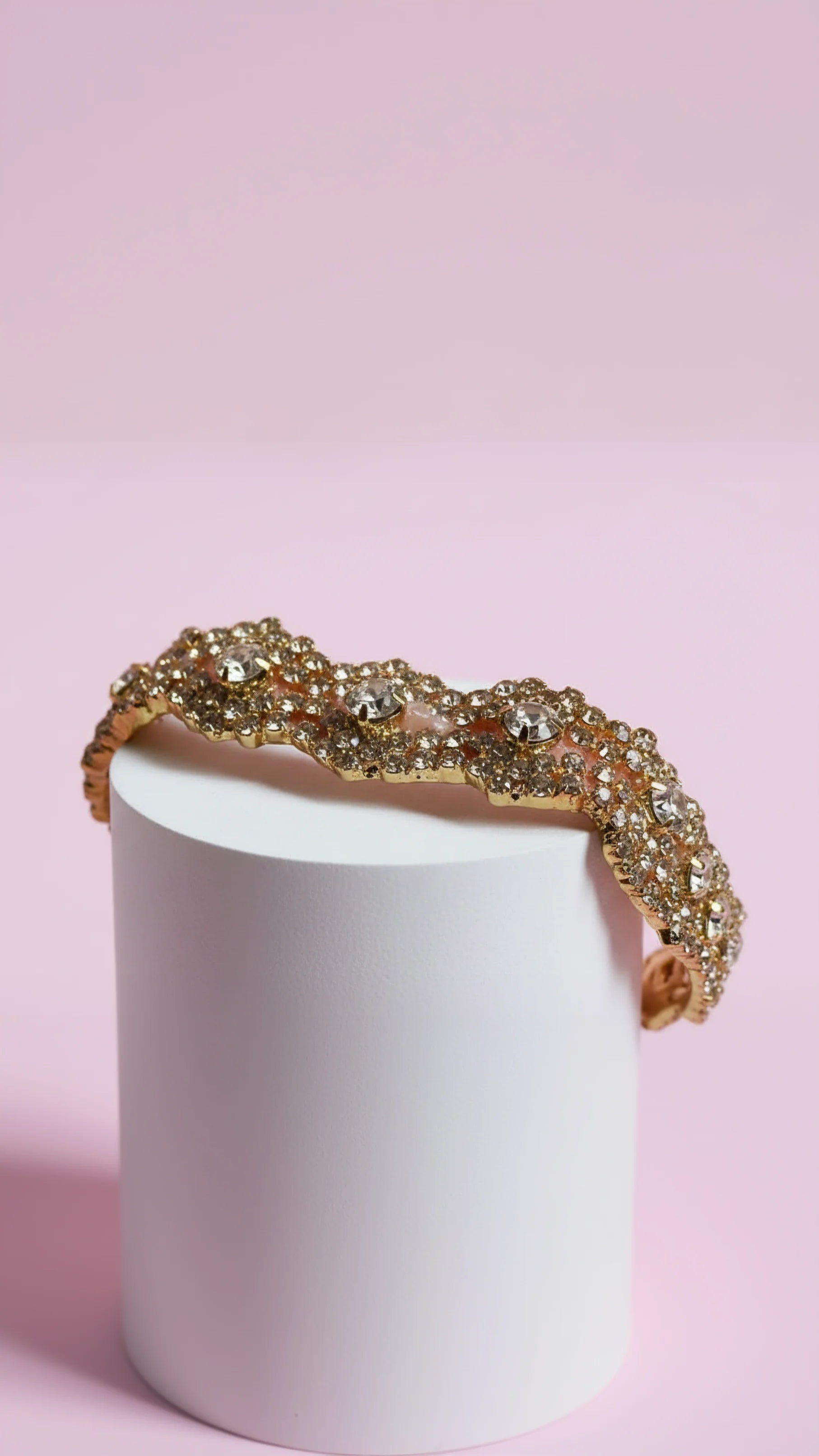 Geometric Flexi Crystal Tennis Bracelet