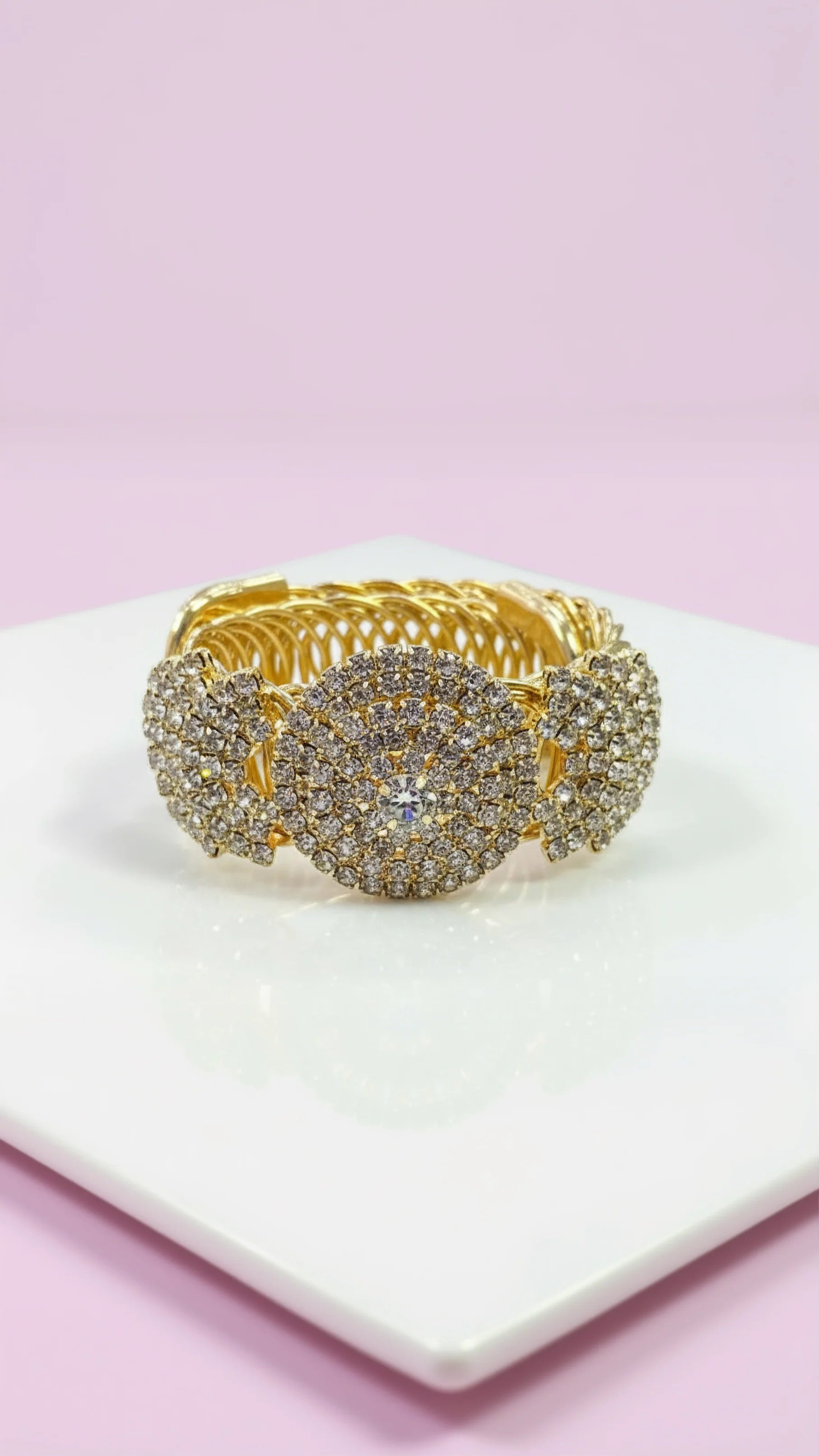 Luxe Wrap Around Crystal Cuff