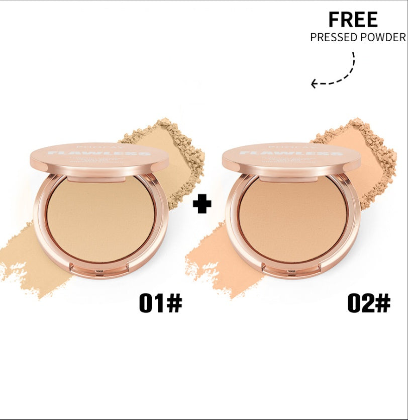 PHOFAY Matte Setting Pressed Powder - Amber Fashion UK