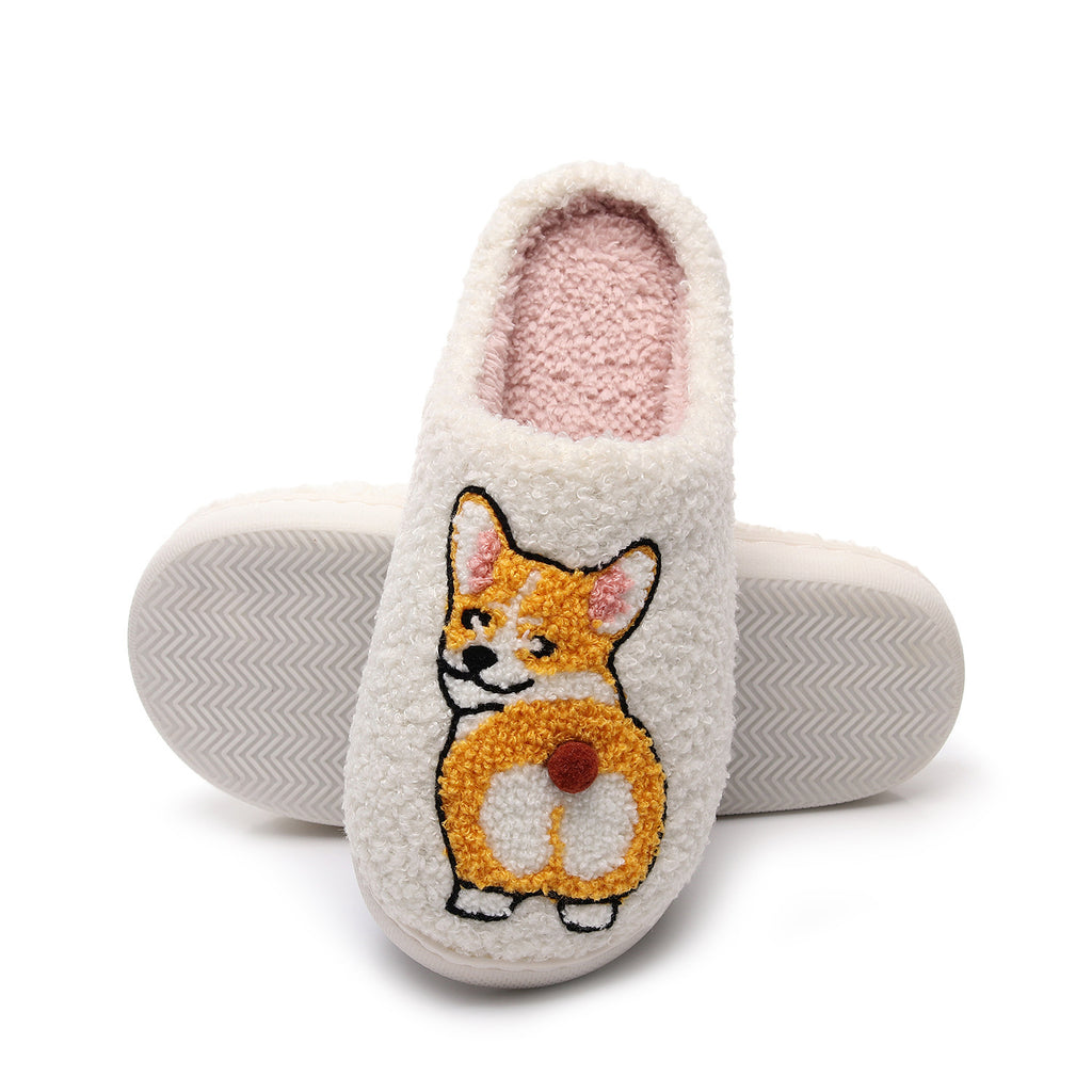 Fashion Personality Pet Dog Corgi Cotton Slippers - Amber Fashion UK