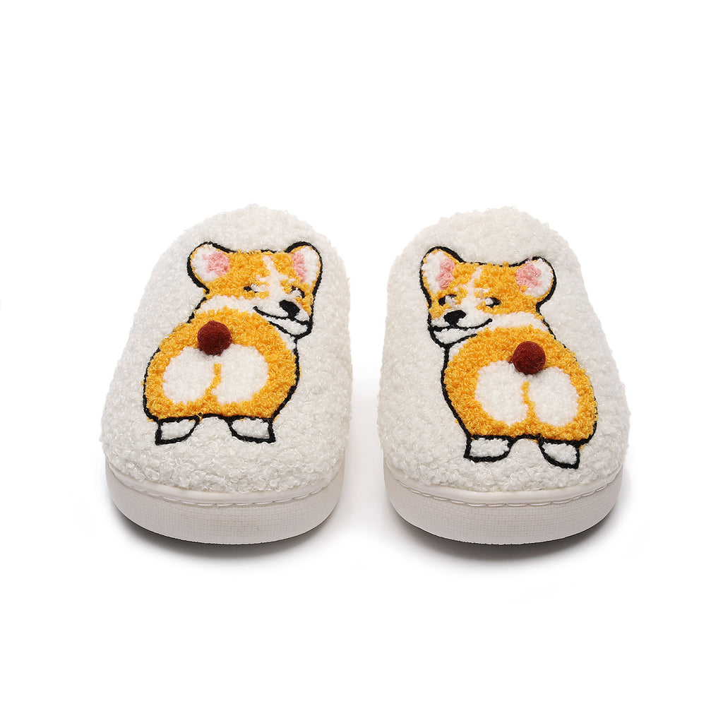 Fashion Personality Pet Dog Corgi Cotton Slippers - Amber Fashion UK