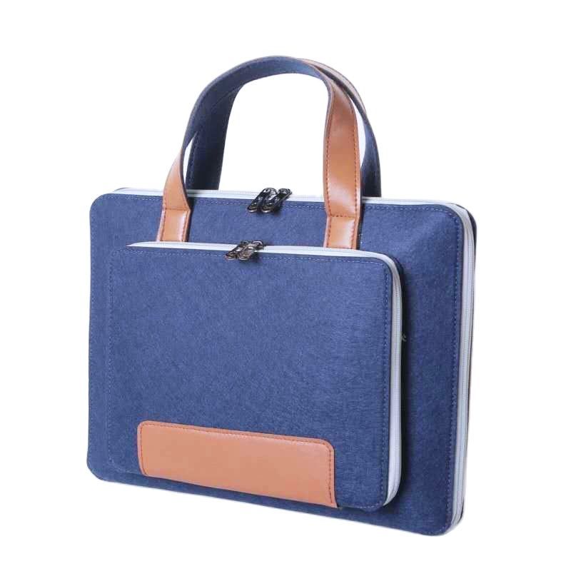 Fashion Felt Office Bag - Amber Fashion UK