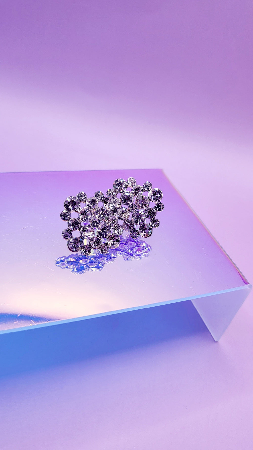 Define Crystal Non Pierced Clip On Earrings