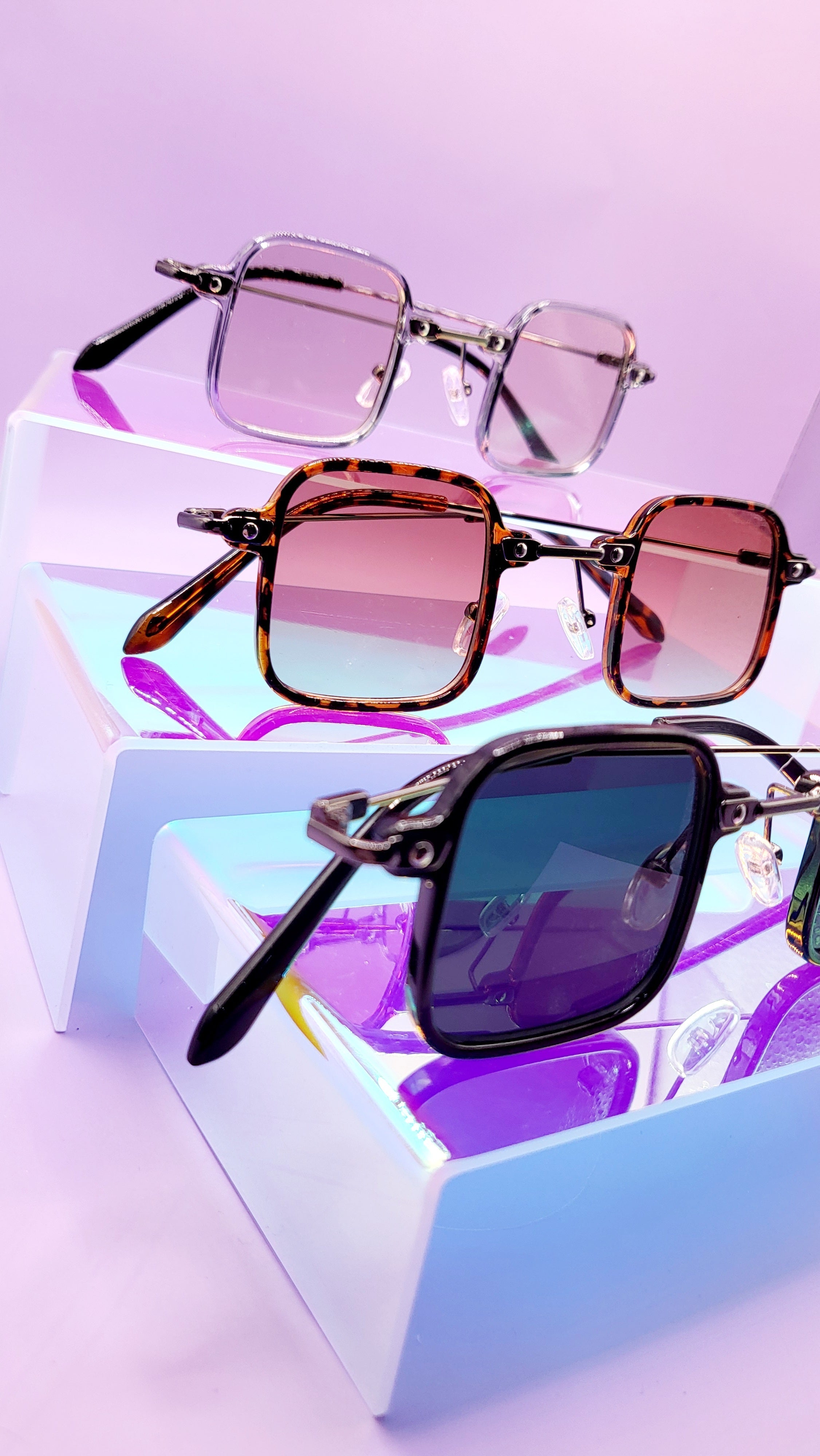 Urban Luxe Square Sunglasses Box of 20