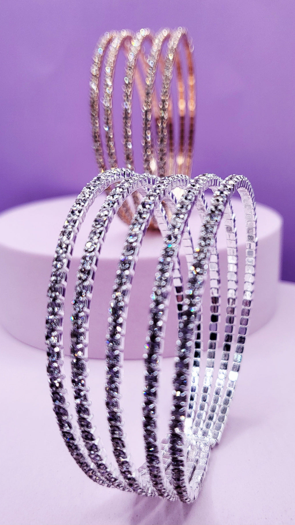 Glam Row Crystal Cuff Medium