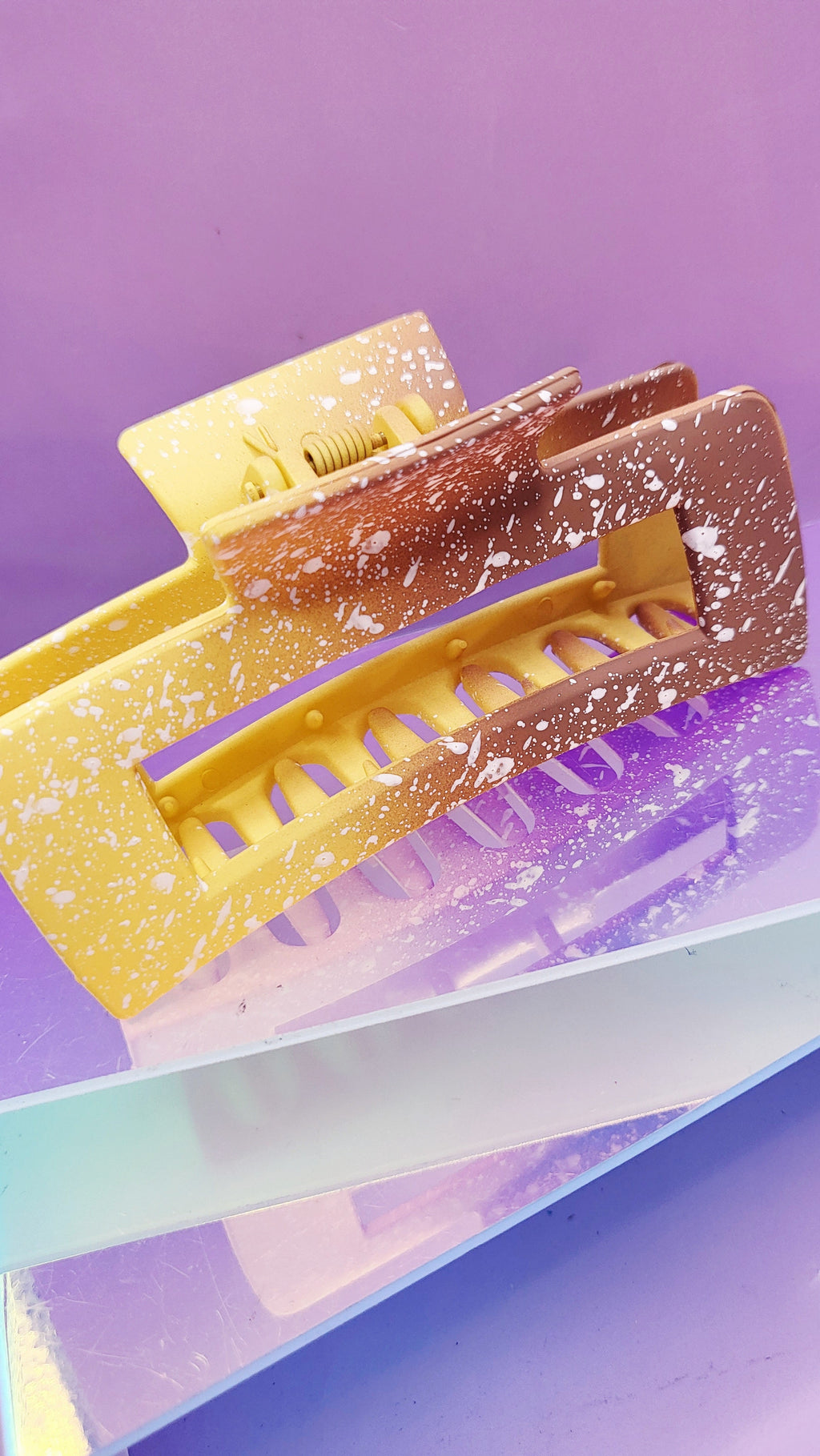 Neon Splash Hair Clamps Pack of 12