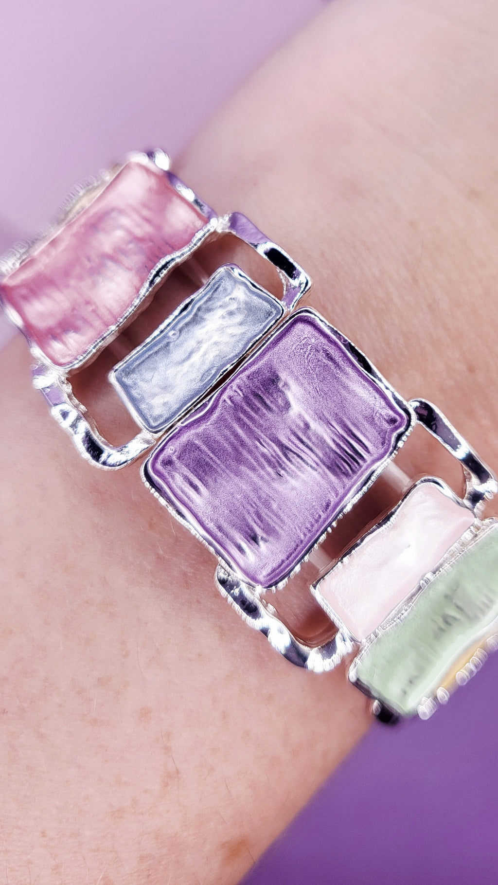 Abstract Square Bracelet