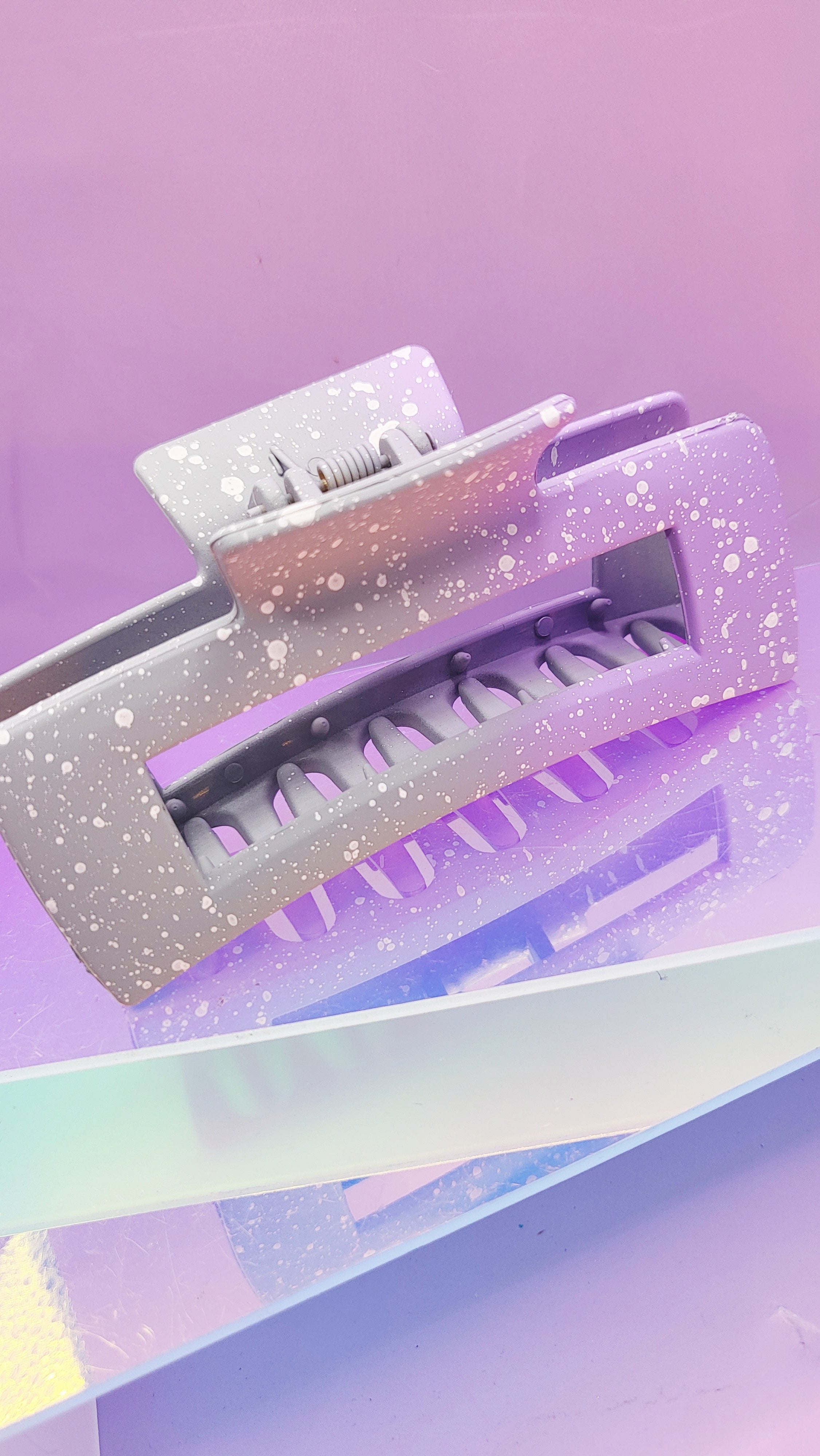 Neon Splash Hair Clamps Pack of 12