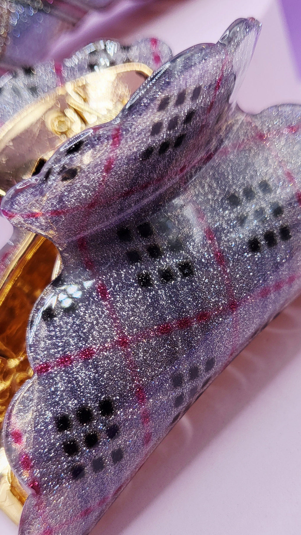 Shiny Sparkly Hair Clamps Pack of 12