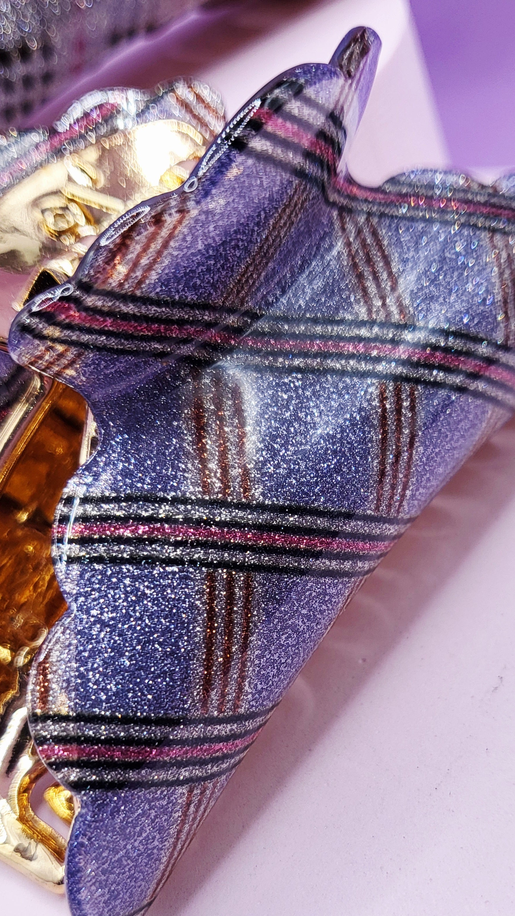 Shiny Sparkly Hair Clamps Pack of 12