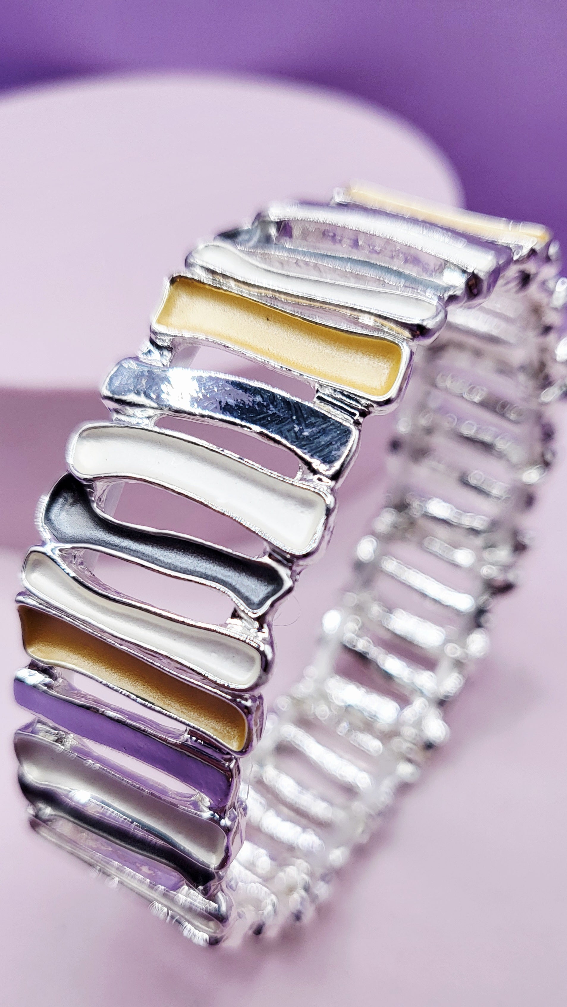 Abstract Link Bracelet