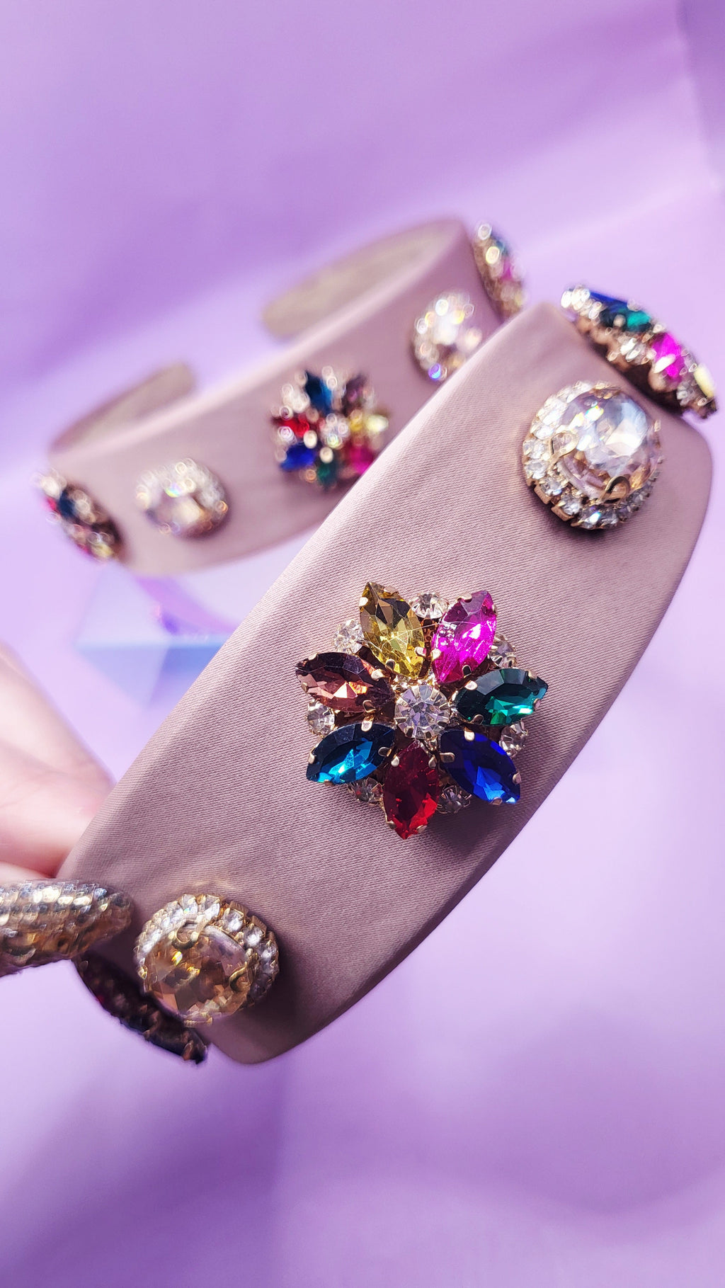 Bright Flower Crystal Hair band